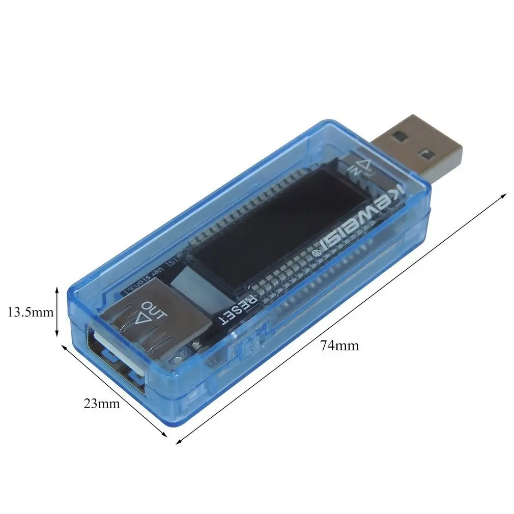 

KEWEISI Hot Worldwide USB Volt Current Voltage Charger Capacity Tester Meter Power Bank
