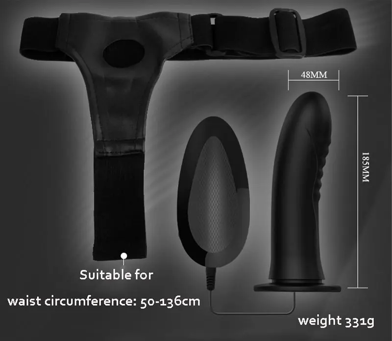 Фаллоимитатор CPWD 10 скоростной вибратор с ремешком фаллоимитатор для женщин