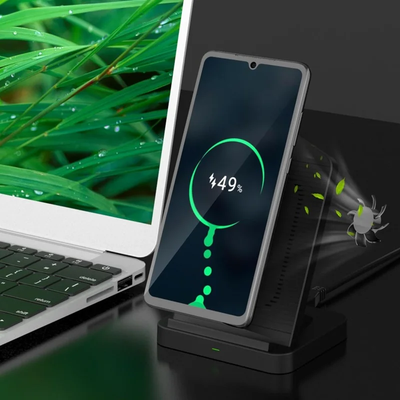 tongdaytech 10w qi fast wireless charger quick charge built in fan for iphone xs 8 xr 11 pro max samsung s20 s10 s9 plus xiaomi free global shipping