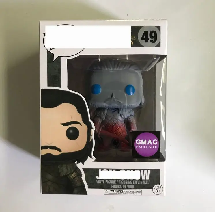 Funko POP Song Of Ice And Fire Игра престолов Коллекционная модель Jon Snow игрушки для мальчиков