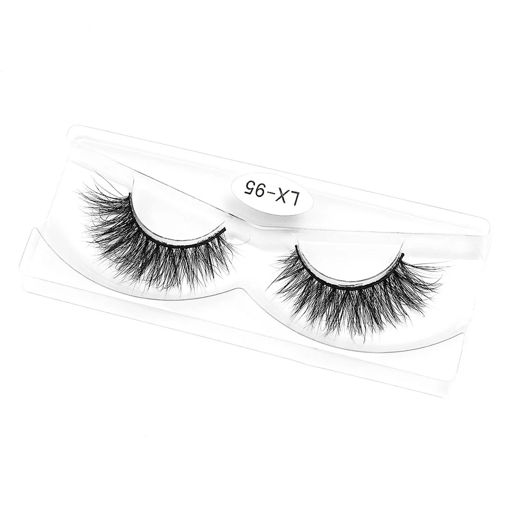 

LASHWOODS Eyelashes 3D Mink Lashes Natural Long Fluffy High Volume Cross Mink False Eyelashes Eyelash Extension Strip Eye Lashes