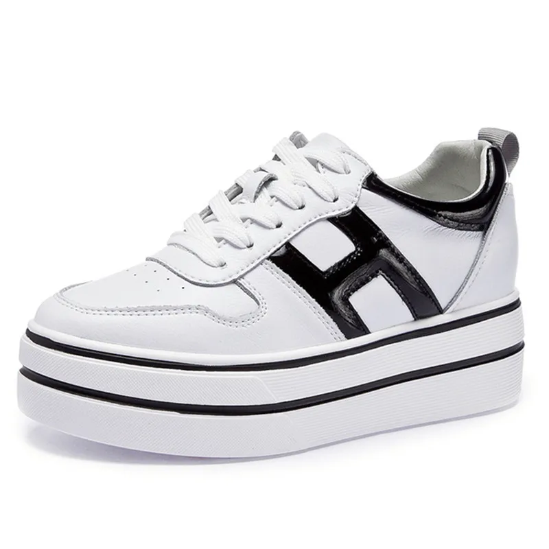 

Brand Designer Platform Women's Sneakers New Tennis Sports Chunky Female Runing Shoes Fashion Casual Handmade White Ladies Shoes