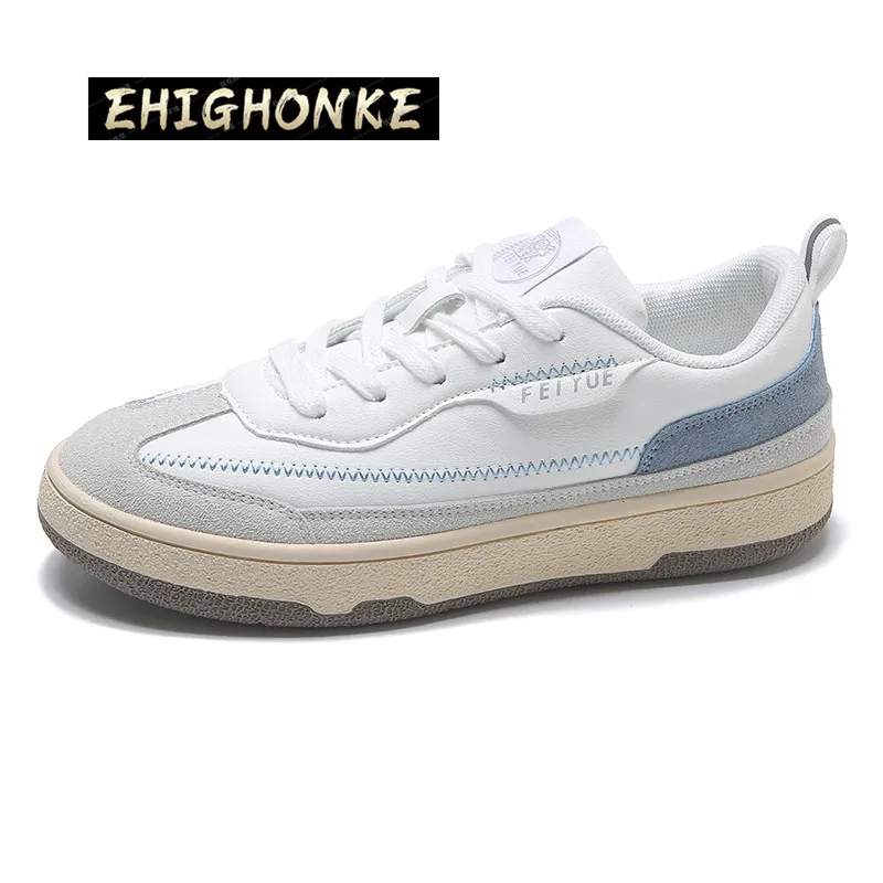Forrest Couple Shoes Classic Sneakers Shoes Y40 Retro Low-top Lace -up Casual 's 2021 Spring New Leather Flats Round Toe