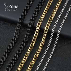 Цепочка-чокер Мужскаяженская из нержавеющей стали, 7 мм