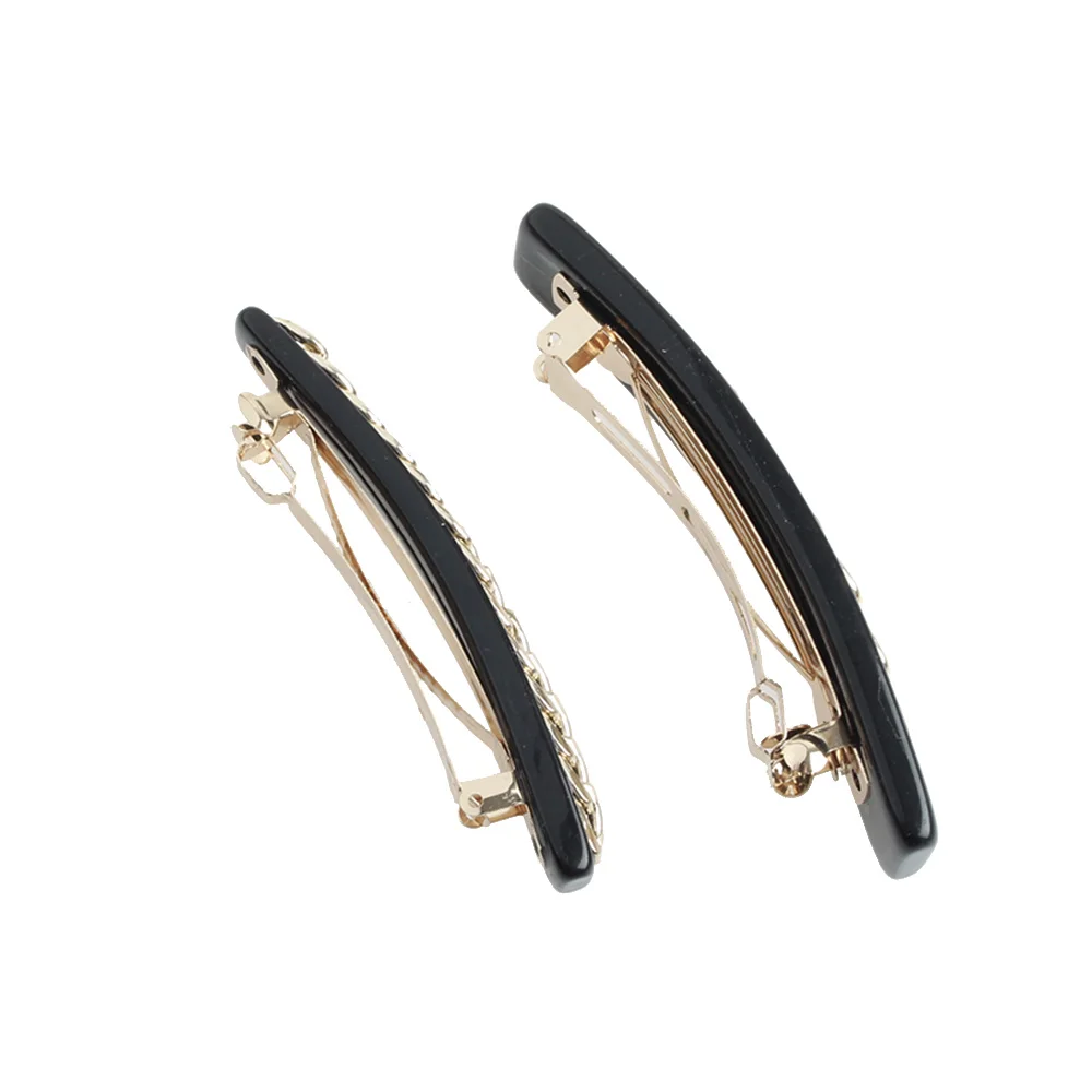 1 шт. новинка 2020 металлическая Золотая цепочка геометрические заколки для волос