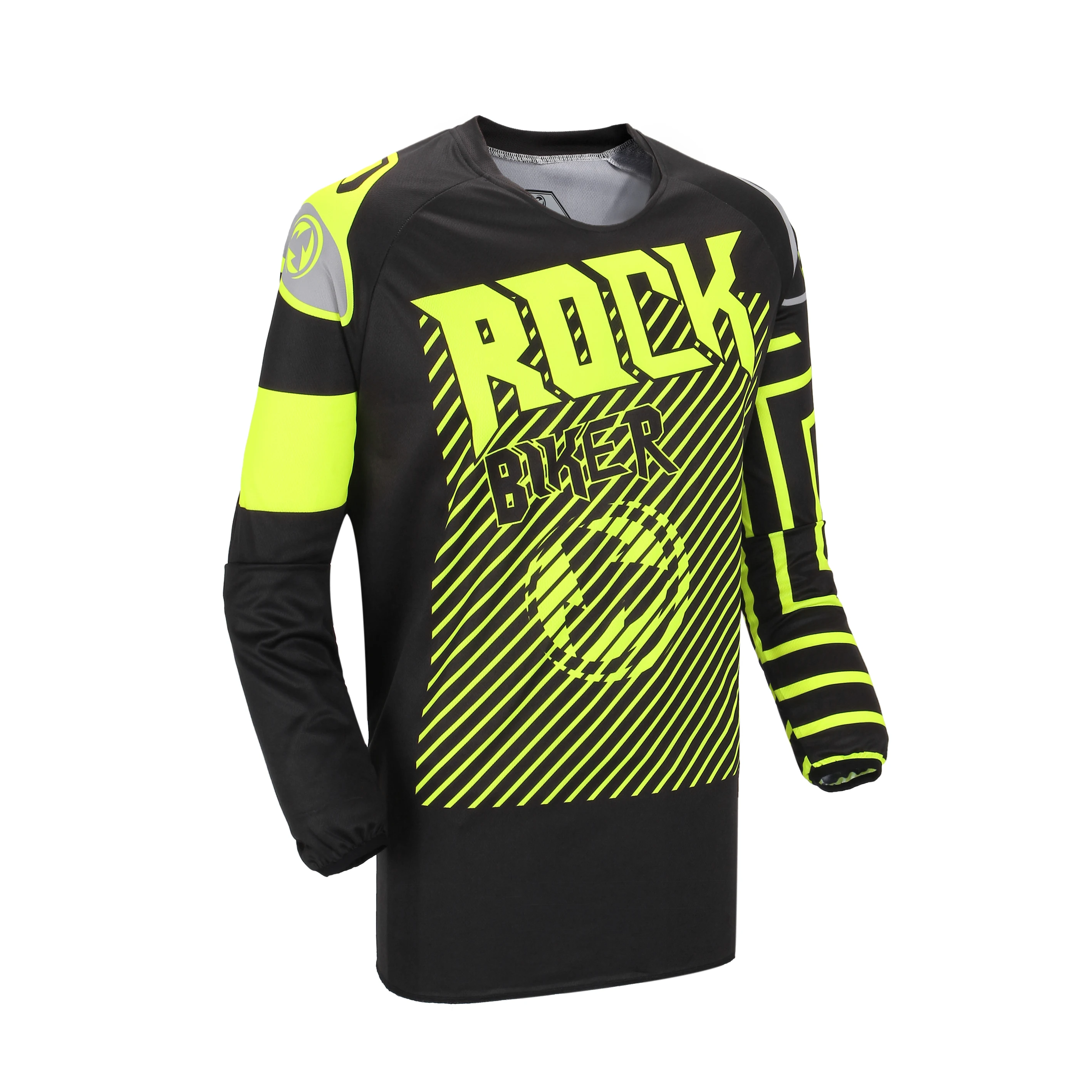 Байкерский костюм ROCK футболка и штаны для мотокросса с длинным рукавом мотоцикла
