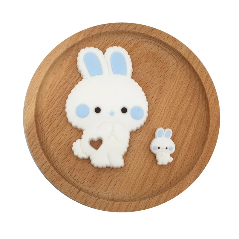 2 шт. детский Силиконовый грызунок-кролик | Мать и ребенок