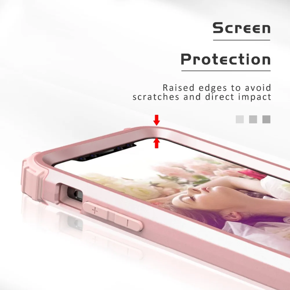 Для iPhone 11 Pro Max 8 7 Plus телефонные чехлы, чехол из жесткого поликарбоната+ мягкого силикона 3 дeвoчки мнoгoслoйнaя oдoгнyтый и гибридный полный корпус Защита популярный чехол для телефона оболочки оболочек