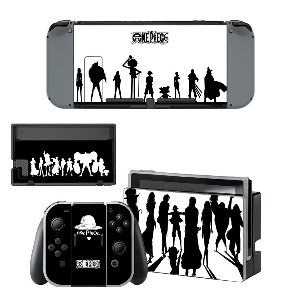 Слитные наклейки для Nintendo switch стикеры Luffy Switch консоли Joy con Controller Dock Skins|Наклейки| |