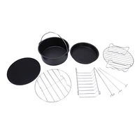 6 piece 7 inch air fryer accessories universally available for gowise cozyna ular kitchen appliances for all 3 7qt