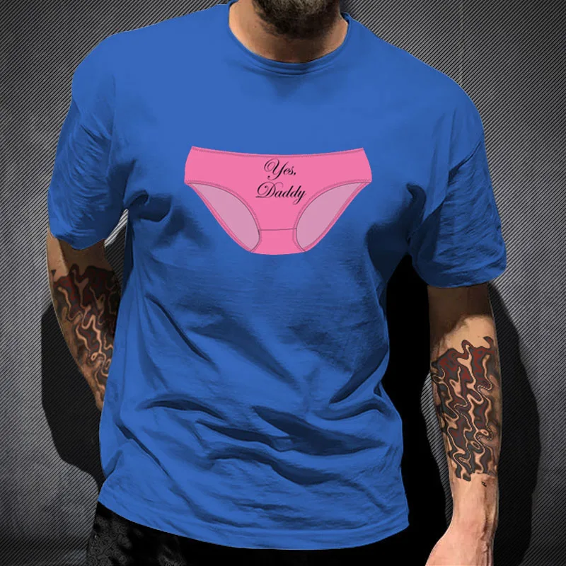 

Yes-Daddy-Slip-BDSM-DDLG-Brat-Little-Submissive-Baseball-Oversized T-Shirt-Printed-Cotton-S-2xl-Natural Tops