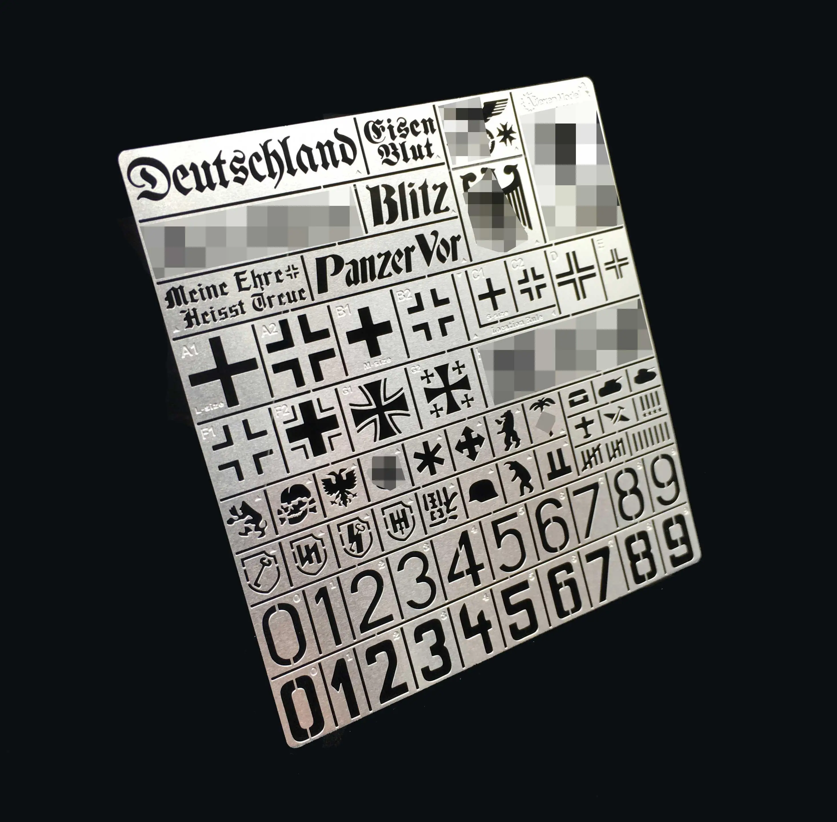 Немецкий танк Второй мировой войны ALEXEN 1/35 трафарет общего назначения