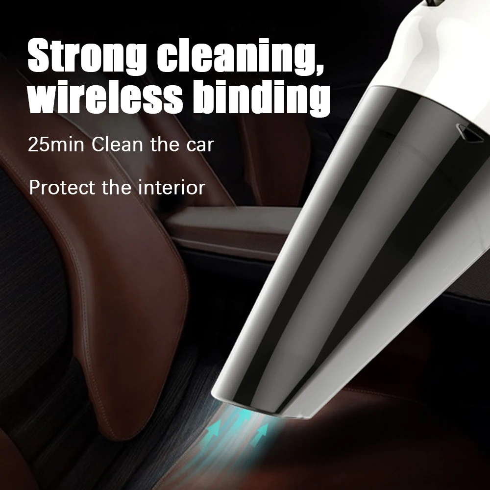 High Power Vacuum Cleaner Hand-held Wireless Dry and Wet Mini Vacuums Cleaners Auto Portable Aspiradora OB10 |