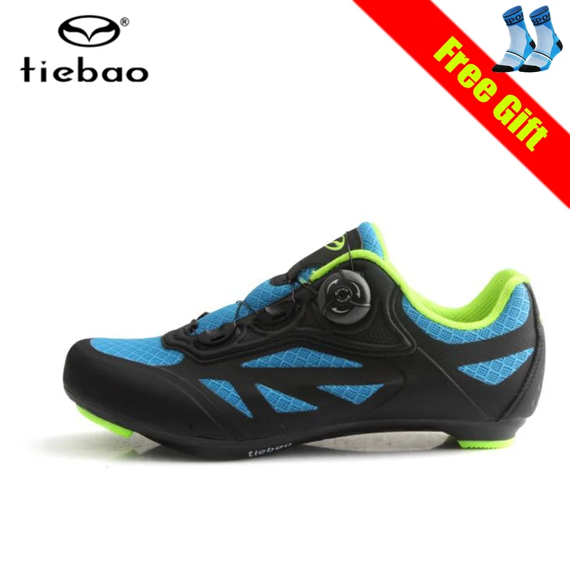 Tiebao Professional cycling shoes road Self-Locking Athletic Bicycle Shoes breathable ultra-light Sapatilha Ciclismo sneakers