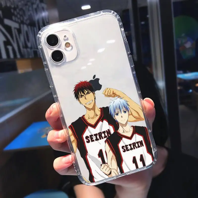 

Kuroko No Basket anime Phone Case Transparent soft For iphone 5 5s 5c se 6 6s 7 8 11 12 plus mini x xs xr pro max