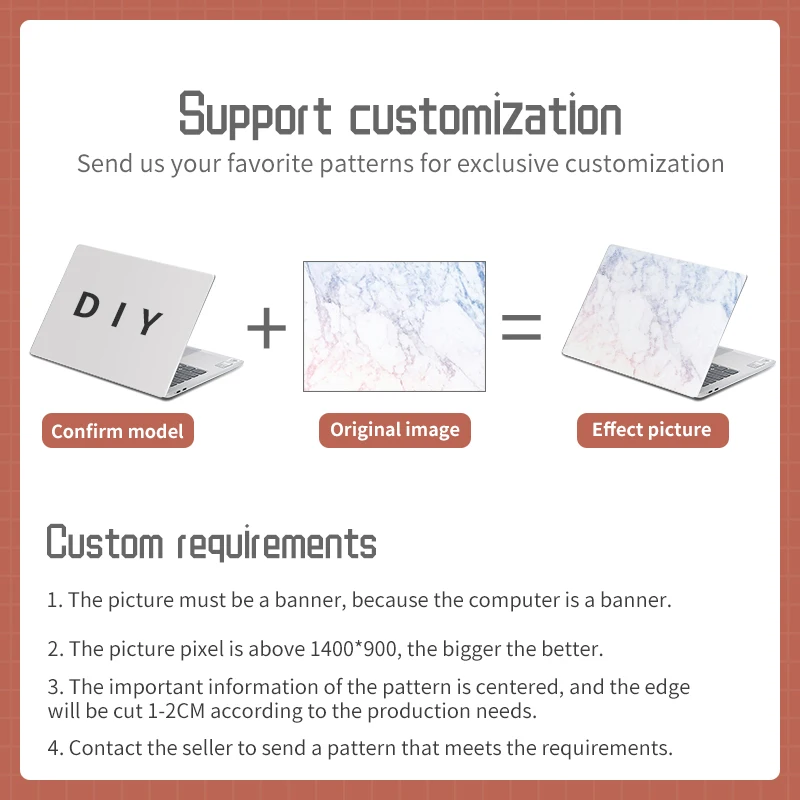 Мраморная Обложка для ноутбука наклейки скины виниловая пленка Ins декоративная