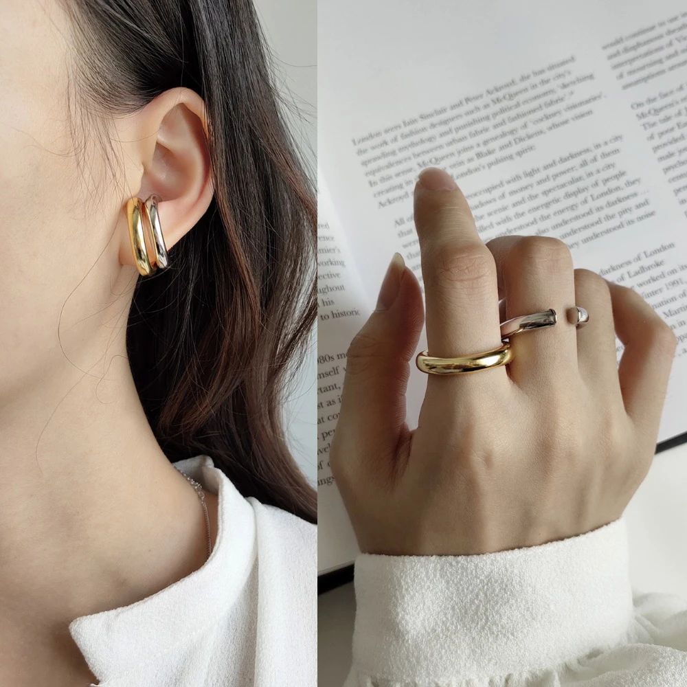 MLKENLY женское минималистичное кольцо в скандинавском стиле модное ювелирное