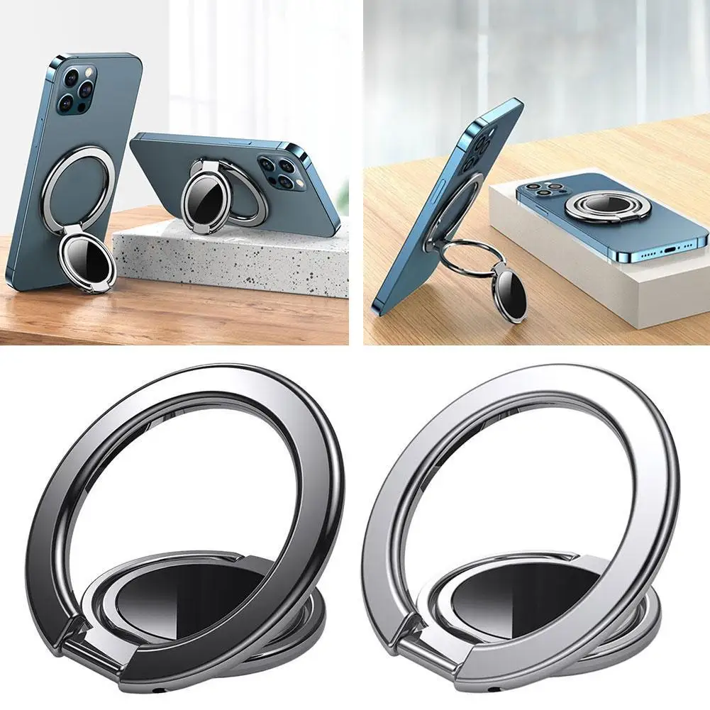 

Portable Magnetic Base For iPhone Xiaomi Huawei Socket Pad for magsafe without Finger Grip Phone Ring Holder
