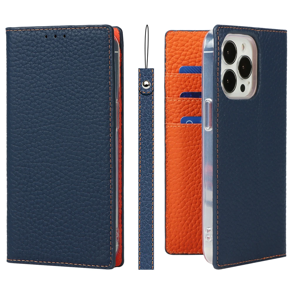 

Anti-Scratch Lychee Grain Leather Leather Case for IPhone 13 Pro Max Creative Anti-drop Back Cover for IPhone13 Case Accessories