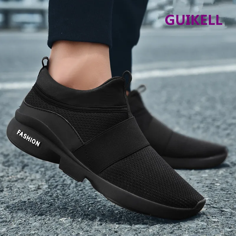 Осенняя спортивная обувь GUIKELL с черной подошвой Повседневная дышащая сетчатая