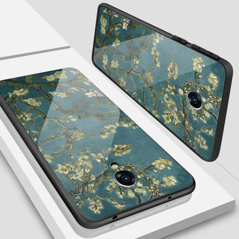 W124 Для iPhone 6S 5s SE 6 7 8 Plus XR XS MAX противоударный чехол из закаленного стекла для Meizu M8 M5 M6 M9 Note 16th Plus роскошные чехлы для телефонов - Цвет: W124