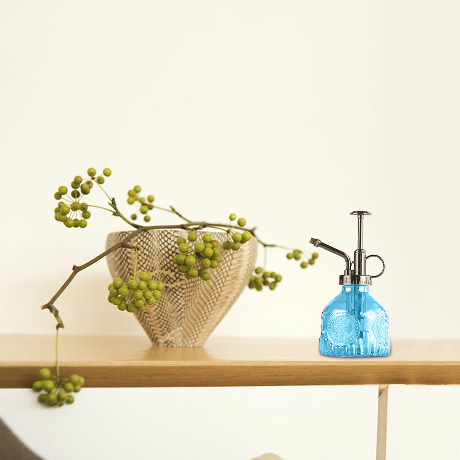 Plant Mister Glass Watering Spray Bottle Can Retro High-atomization Nozzle Sealed Leak-proof For Garden Plants Flower | Дом и сад