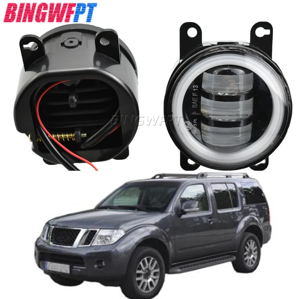 

Для Nissan Pathfinder R51 2005-2012 светодиодные противотуманные фары в сборе автомобильный передний бампер противотуманные фары Дневные ходовые Против...
