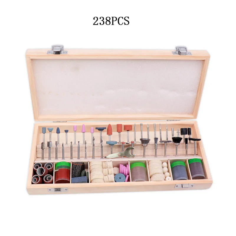 Набор из 238 бит мини-дрель набор инструментов для шлифования Dremel полировки