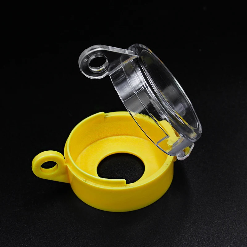 Прозрачная Кнопка аварийной остановки Lockey электрический переключатель