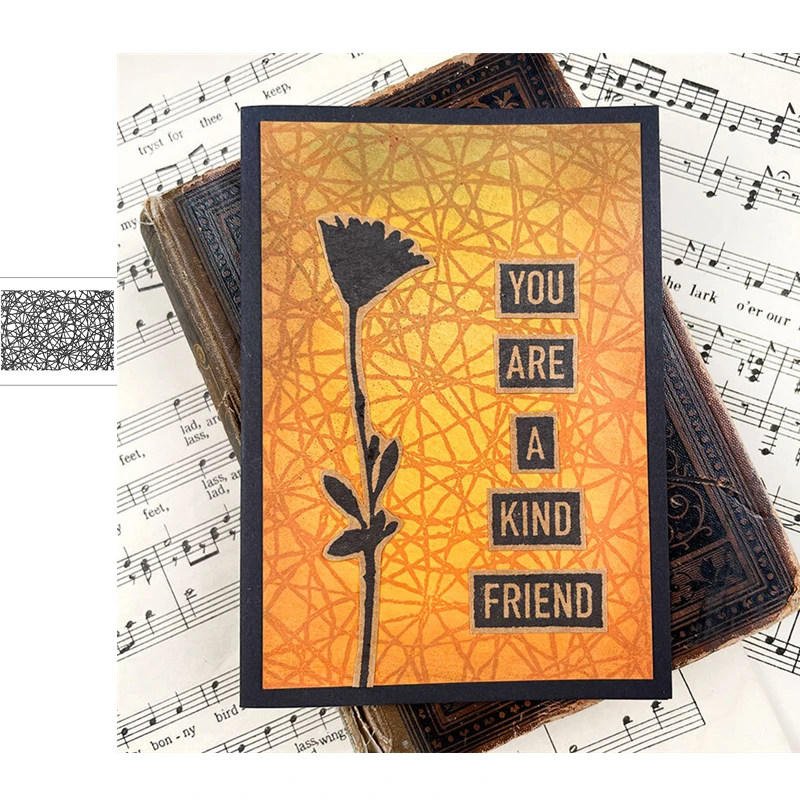 

Spring FIowers Plants Rectangle Line Graffiti Metal Cutting Die Scrapbooking DIY Decoration Craft Embossing Stenci