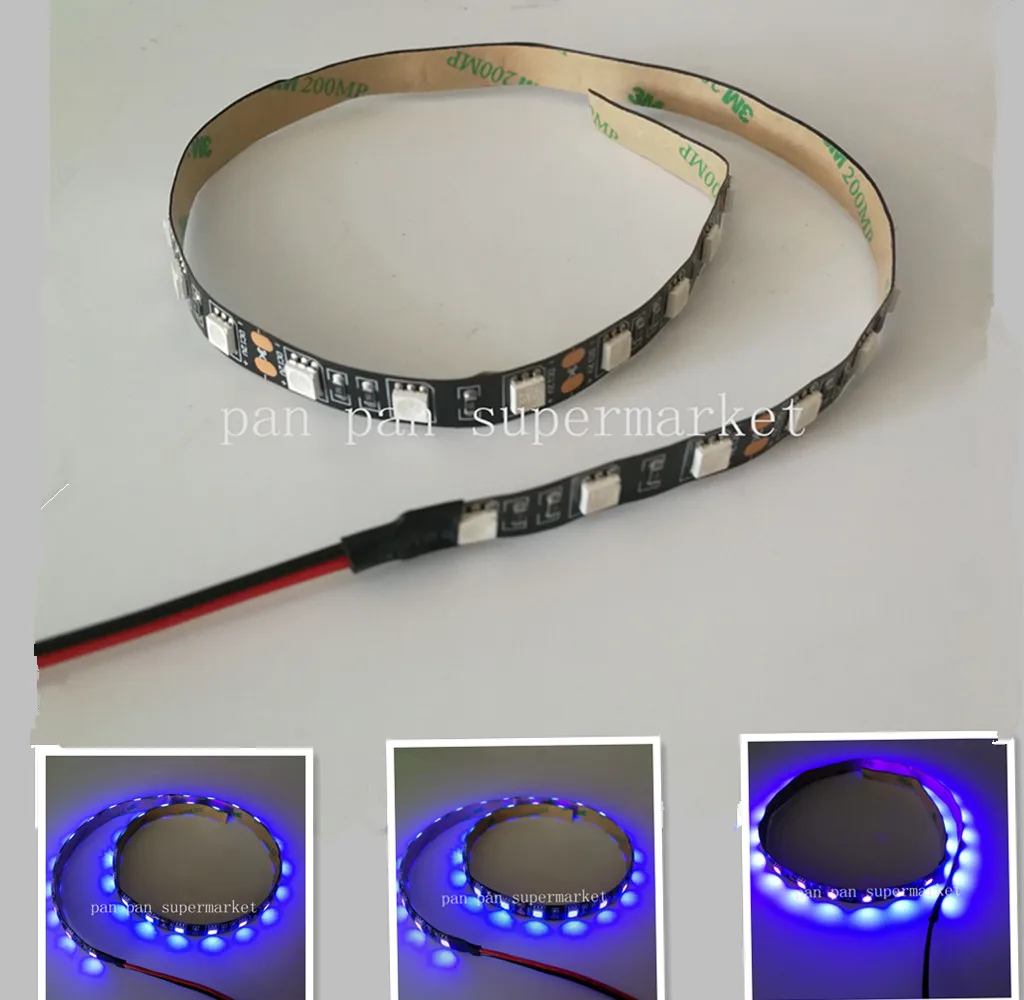 UV Led Strip light 5050 SMD 60leds/m 395-405nm Ultraviolet Ray LED Diode Ribbon Purple Flexible Tape lamp for DJ Fluorescence | Лампы и