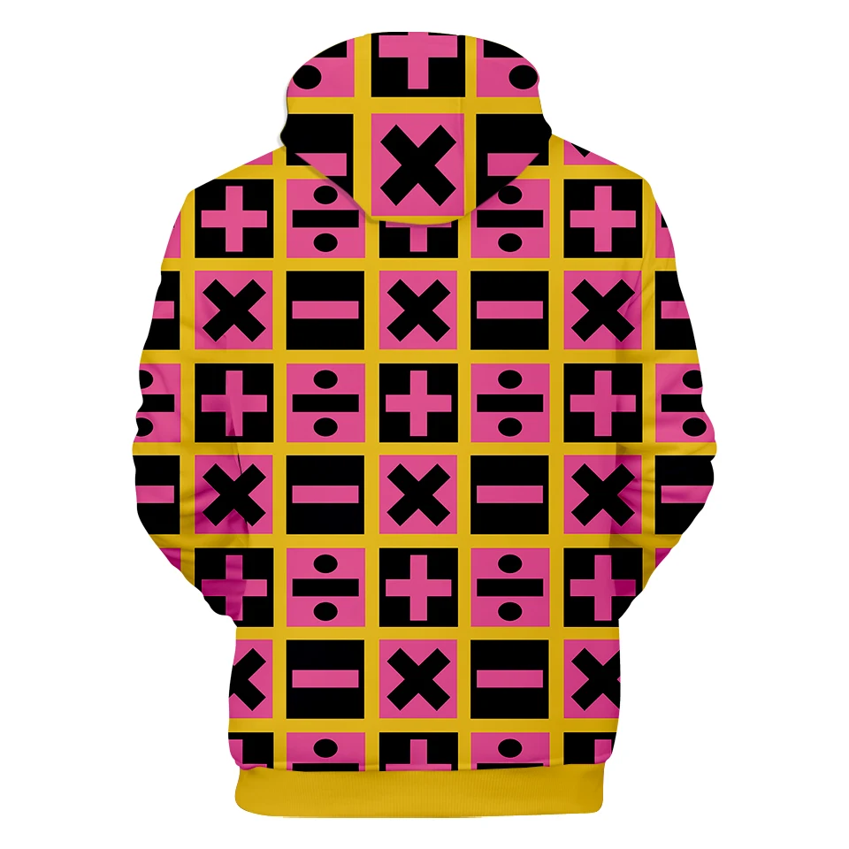 

JOJO's Fantastic Adventure 3D printing spring and autumn men's fashion hot sale pullover custom large size hooded sweater
