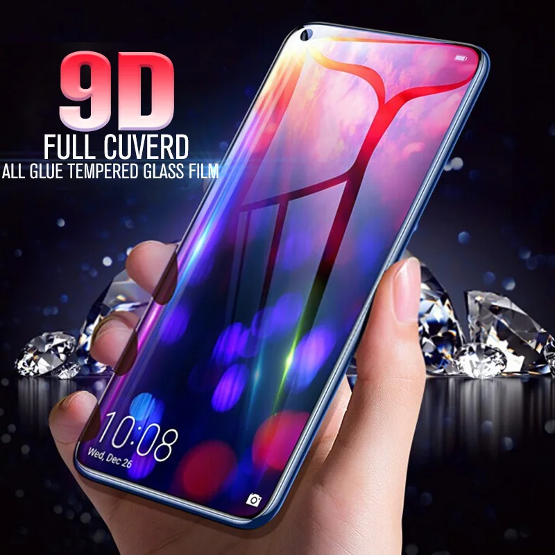 Защитное стекло закаленное 9D для Huawei Honor 20 Lite View 20i P20 P30 Pro P smart Z Plus 2018 V20|Защитные