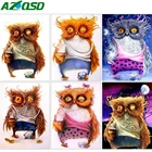 AZQSD полностью квадратные бриллиантовые искусственные стразы, бриллиантовая вышивка, мультяшное животное, мозаика