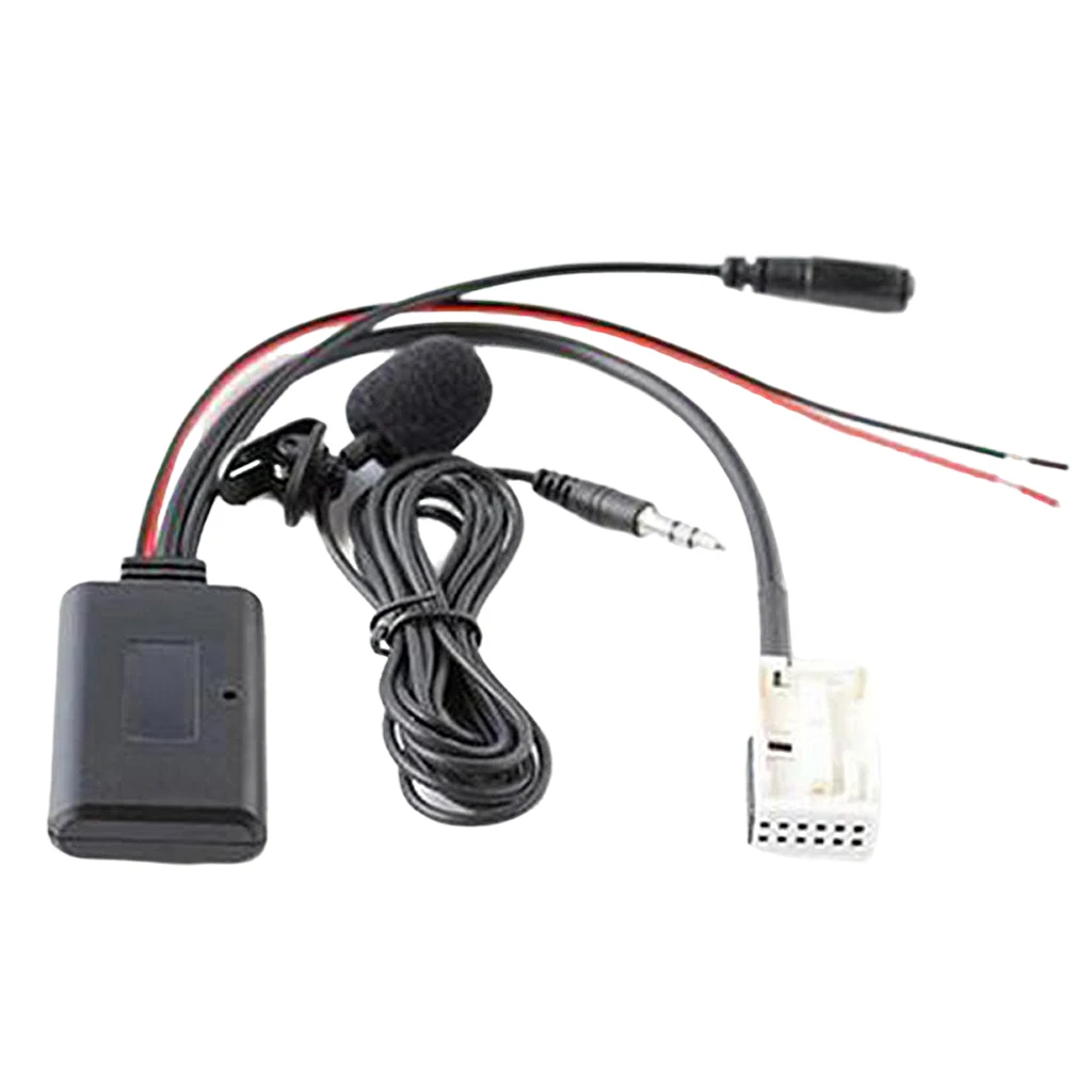 Bluetooth Aux аудио кабель микрофон адаптер комплект для BMW E60 E63 E64 E66