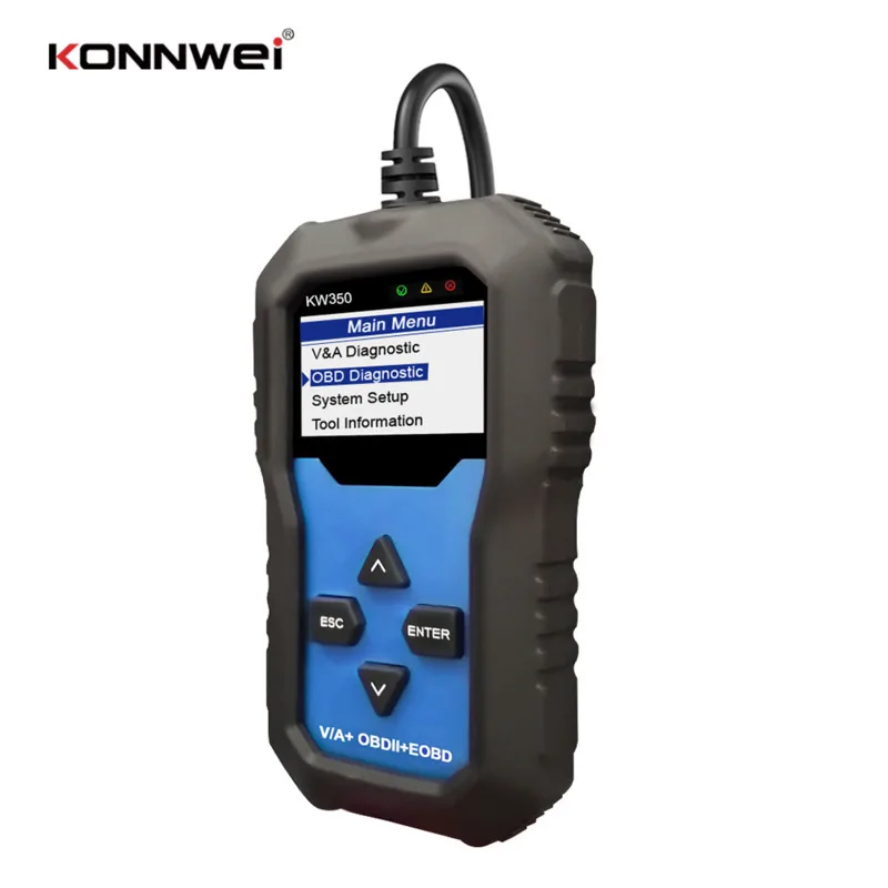 Kw350 подходит для Volkswagen Audi OBD2 автомобильный детектор неисправностей бортовой