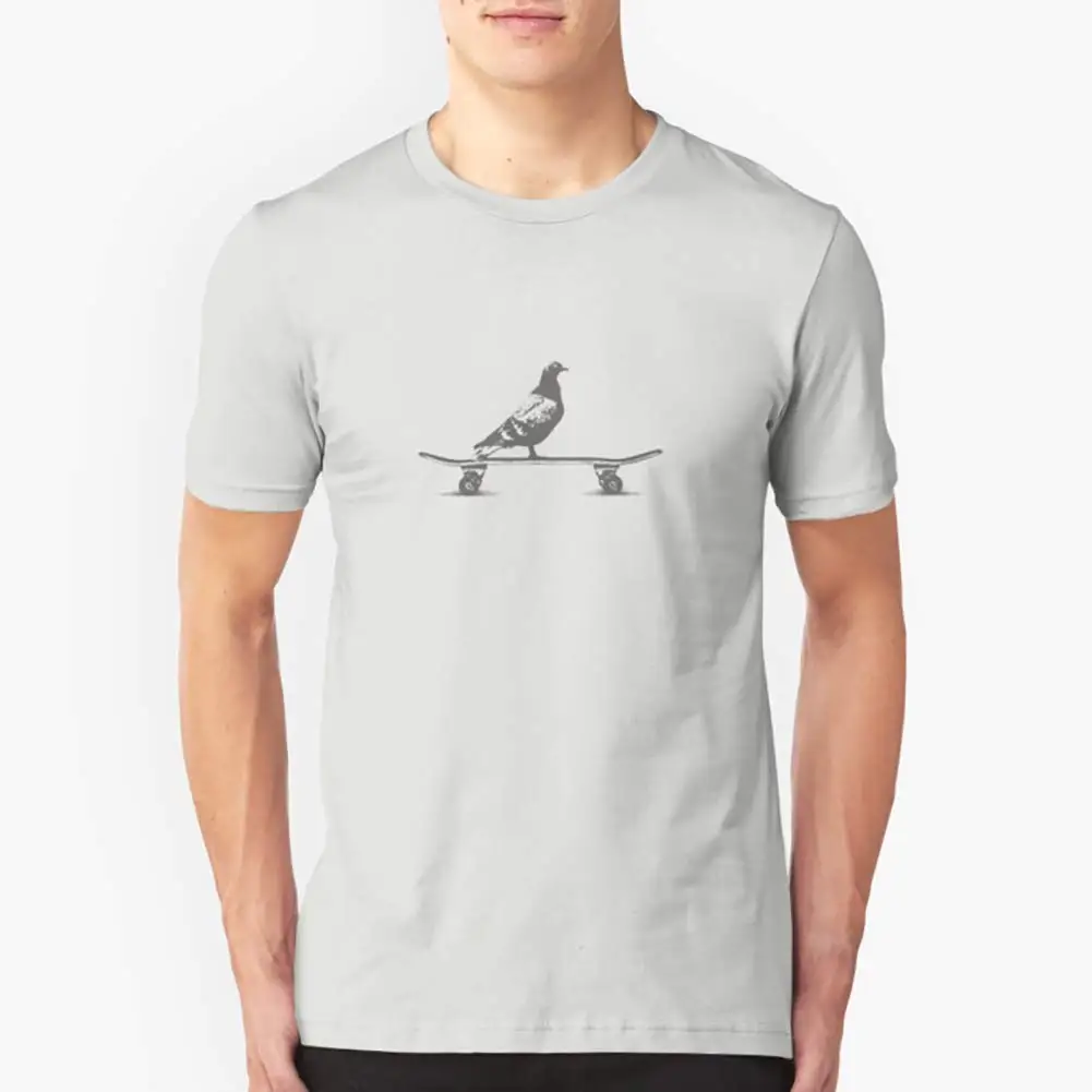 Pigeon on deck Приталенная футболка премиум класса толстовка с капюшоном для мужчин