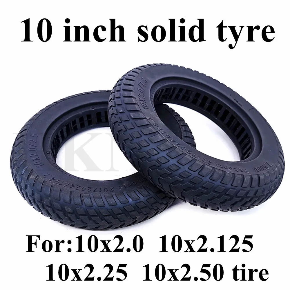 

Good Quality 10 Inch Hollowing Out 10x2.0 10x2.125 10x2.25 10x2.50 Solid Tyre 1 Pcs for Electric Scooter Accessories