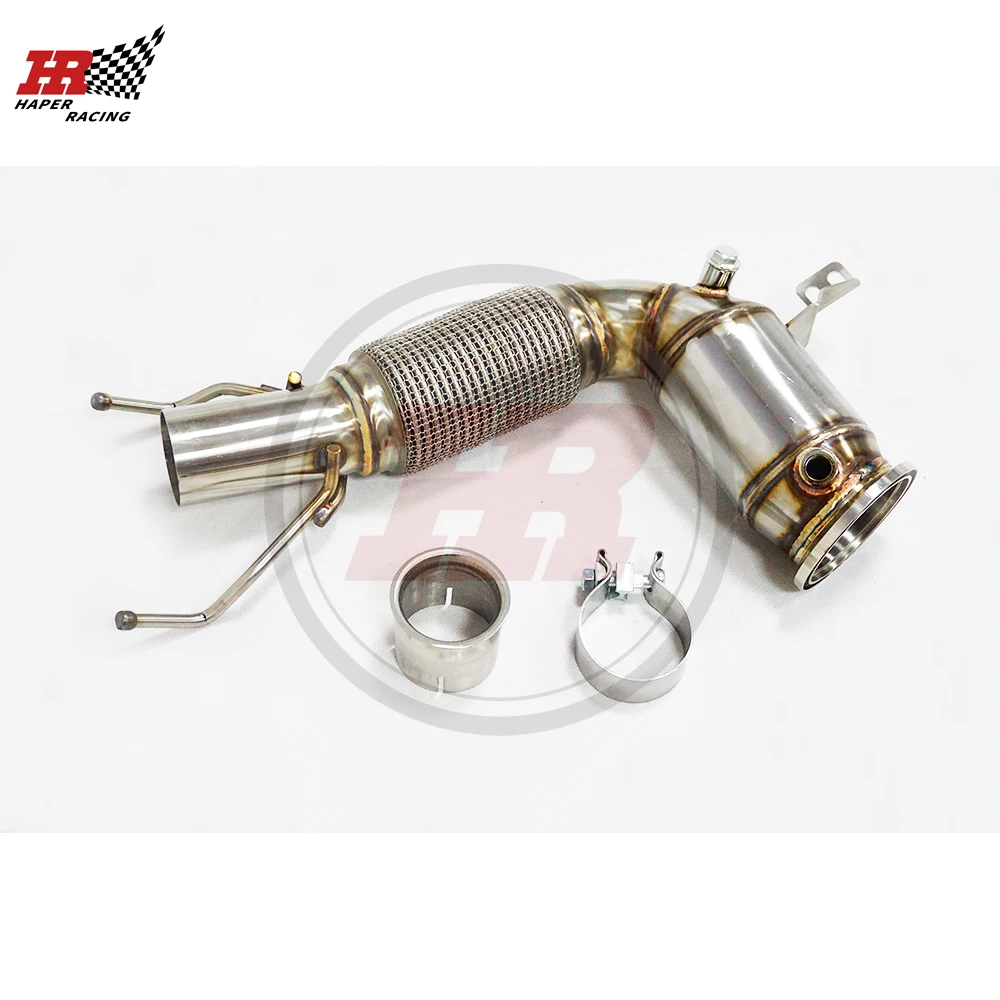 

HP RACING 2,75 ''Mini Co oper S 2,0 T JCW F55 F56 F57 F60 канальная труба с 200 ячейками Sport Cat для двигателя B48 2014-2020