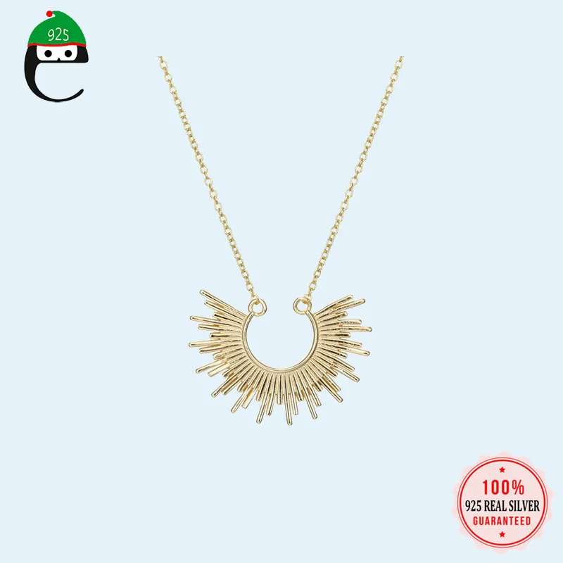 Женское Короткое ожерелье из серебра 100% пробы с подвеской|Ожерелья| |