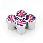 4 X модные Металлические колпачки клапанов на колесные шины для стайлинга автомобиля, колпачки с логотипом флага Великобритании для MINI Cooper MINI One Coupe Cabrio MINI Series