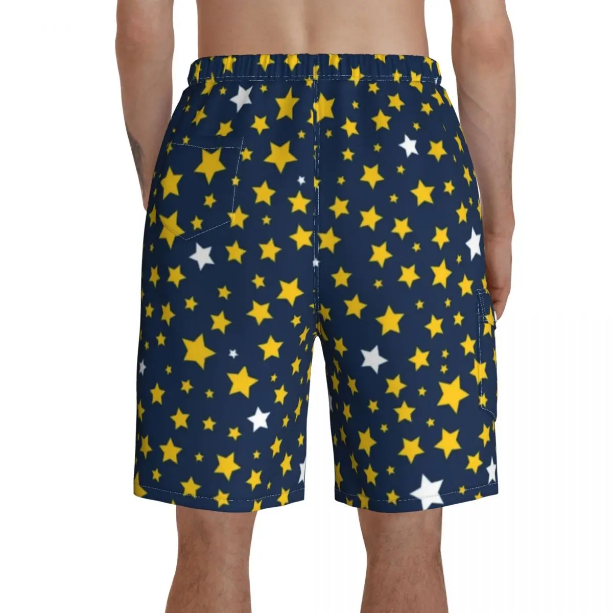 

Star Board Shorts Swimming Trunks Polyester Men Bathing Funny Swim Trunks