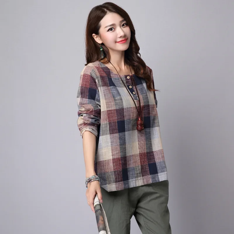 Коллекция 2020 года весенне-осенняя Классическая хлопковая и льняная Свободная