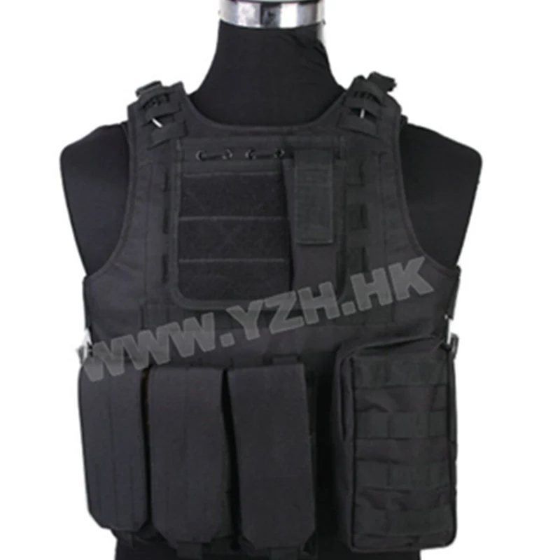 

Emersongear Tactical Vest Amphibious Plate Carrier Molle Body Armor Swat Harness Shooting Airsoft Military Hunting Gear Woodland