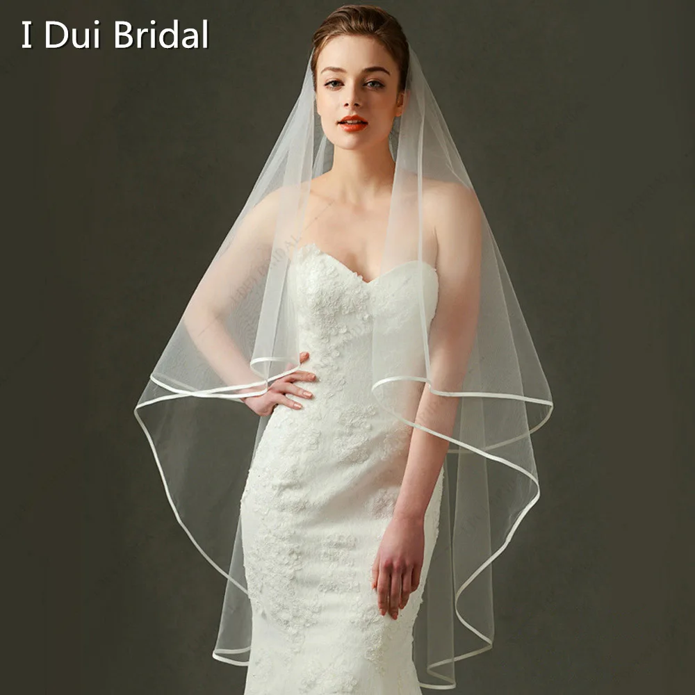 Свадебная вуаль с металлической расческой Высококачественный Свадебный