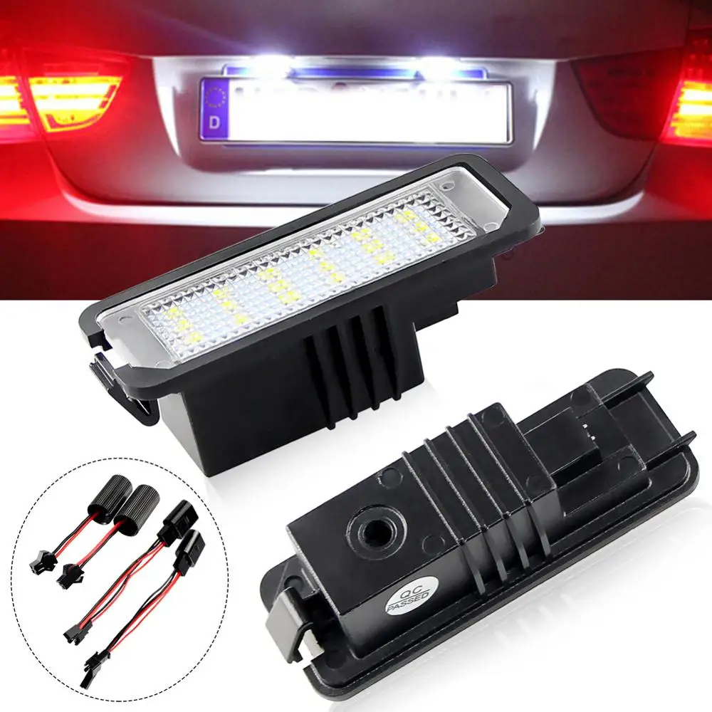12V 3W светодиодный номерной знак Светильник лампы canbus Нет ошибок для vw Passat B6 CC Eos