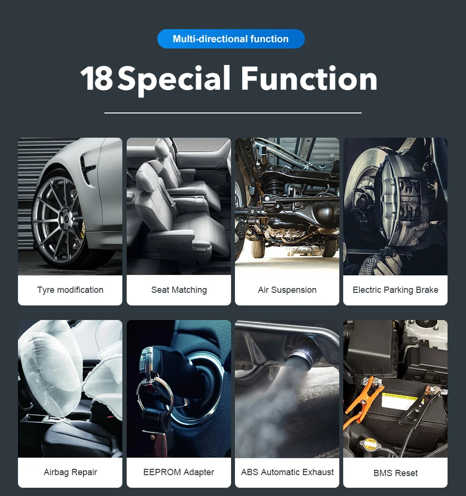 XTOOL PS80 Lite полная система OBD2 диагностический инструмент IMMO ABS обслуживания масла