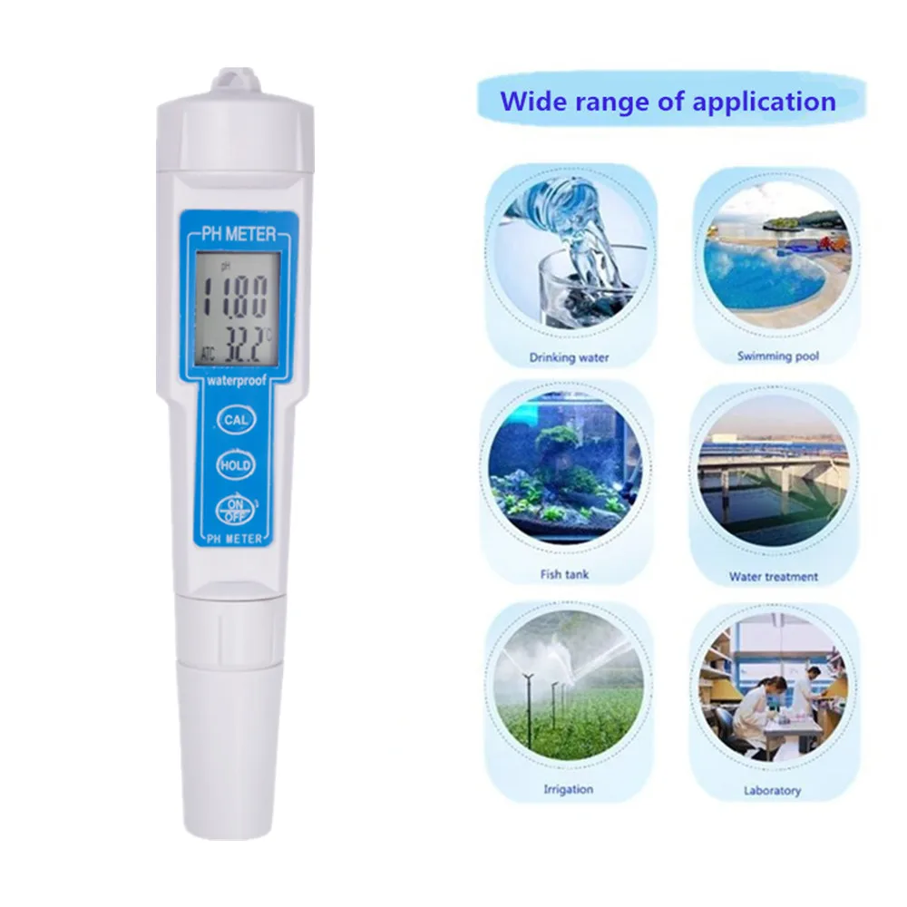Ручка Тип рН метр тестер качества воды РН монитор качество напитков анализатор