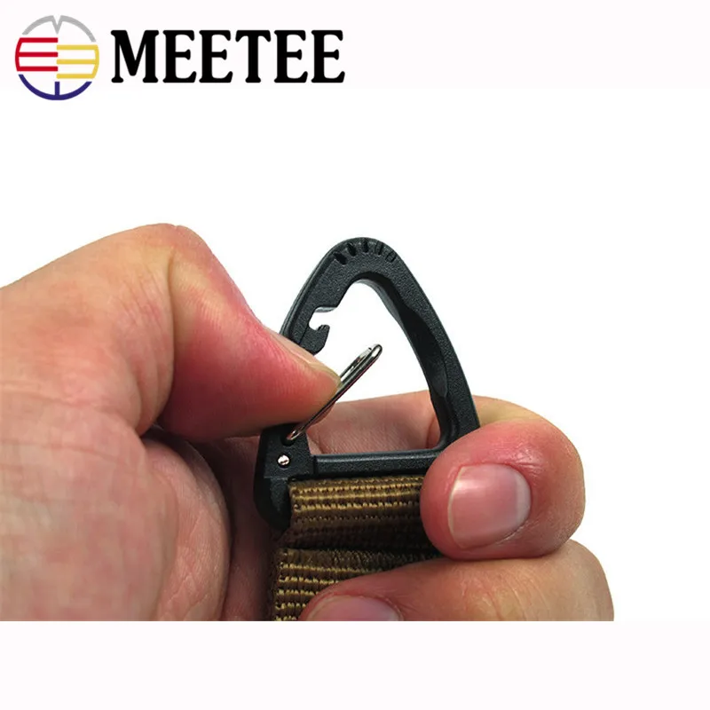 5pcs Multi-function Nylon ribbon double-headed hanging buckle Outdoor Tactical Bag Connecting Buckle Backpack Accessory ZK586 | Дом и сад