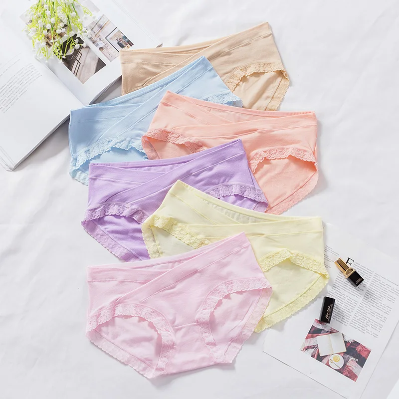 Трусики для беременных с заниженной талией и V образным вырезом|Трусы беременных|